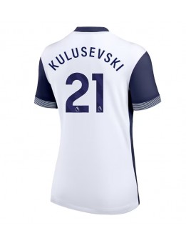 Billige Tottenham Hotspur Dejan Kulusevski #21 Hjemmedrakt Dame 2024-25 Kortermet